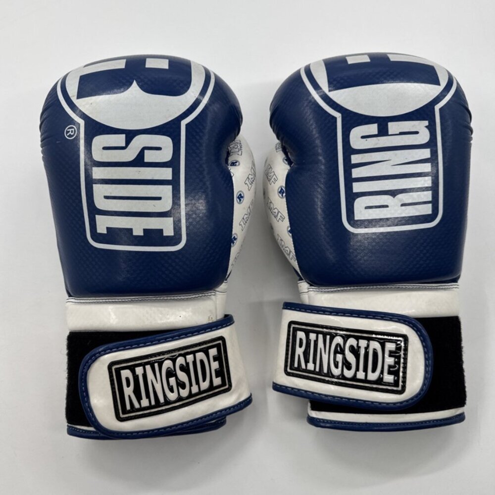 Ringside Apex Boxing Sparring Training Gloves FTG2 14 Oz Blue Mens IMF Tech